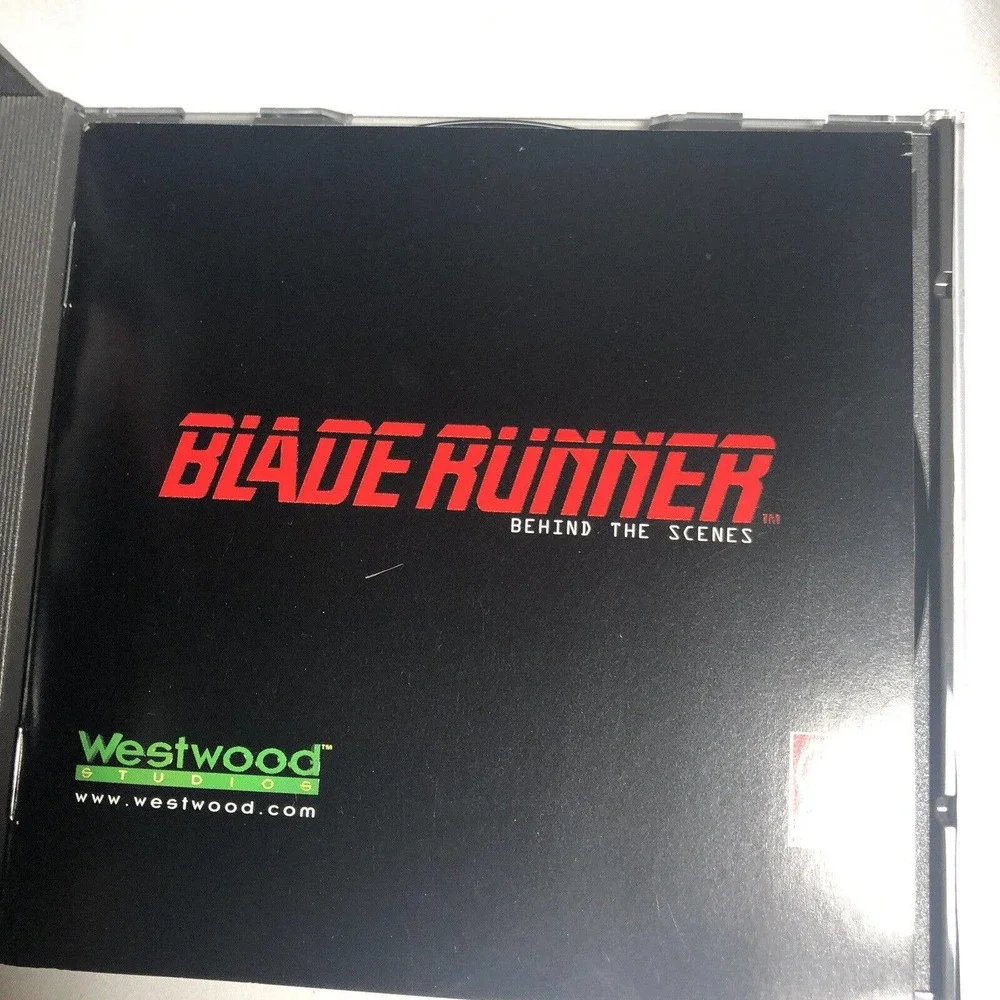 Vtg Blade Runner PC Computer‎ Game 1997 3D Adventure Scifi Futuristic G2 CD-Rom